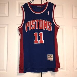 Men’s NBA Pistons Thomas Swingman Jersey